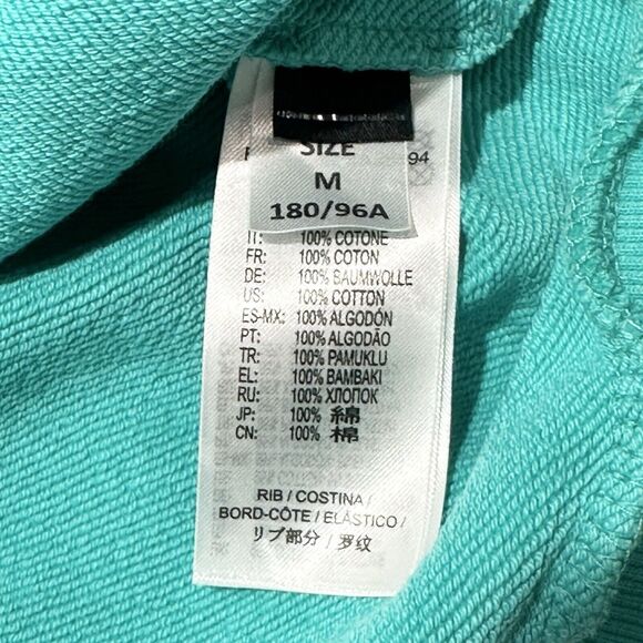 Diesel For Successful Living Hoodie Sweatshirt Sweater Mint Blue Men M NWOT - Picture 7 of 11